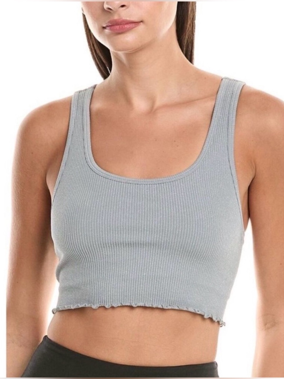 Spiritual Gangster “Amor” Shimmer Crop Tank - size XS/S